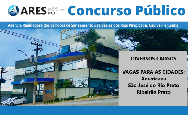 ARES-PCJ anuncia Concurso Público